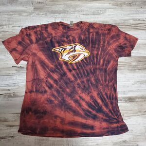 NHL Nashville Predators Tye Dye Shirt Mens Size XL Roman Josi #59